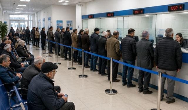 Kahramanmaraş’ta O Kuyruğa Giren Yardım Parasını Çekiyor
