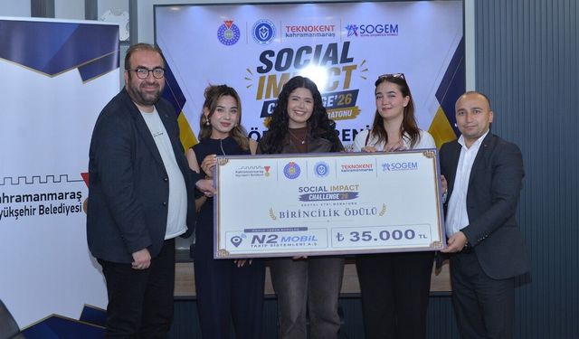 Kahramanmaraş'ta Sosyal Etki Maratonu kazananları belli oldu!