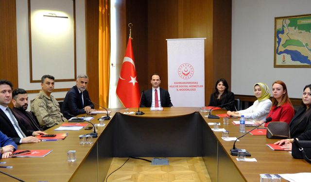 Kahramanmaraş'ta Sosyal Risk Haritası Toplantısı gerçekleştirildi
