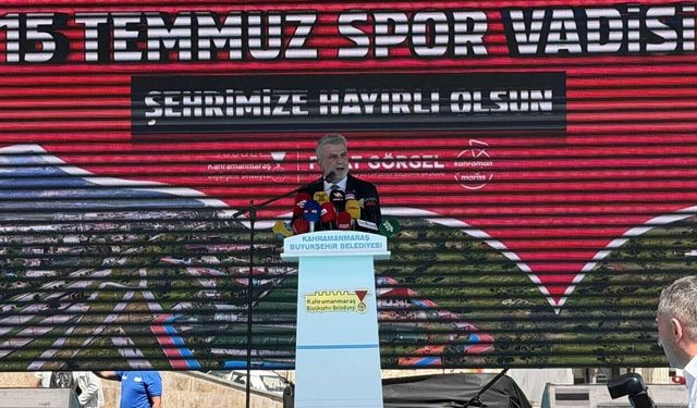 Kahramanmaraş'ta spor üssü açıldı!