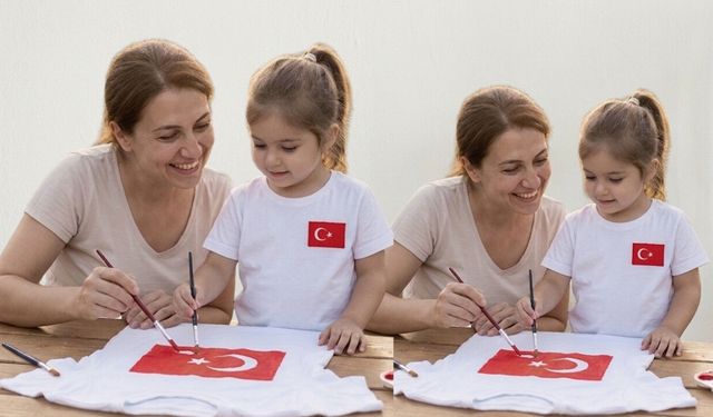 Kahramanmaraş'ta tişört boyama şenliği!