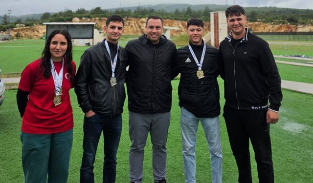Kahramanmaraş'ta Trap gururu! Mersin'de madalyaları topladık!