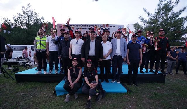 Kapıçam'da Offroad heyecanı! Şampiyonlar kupalarını aldı