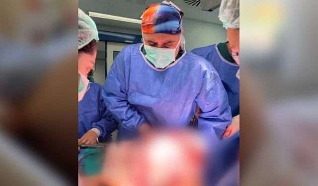 Karnındaki devasa şişlik 22 kiloluk tümör çıktı