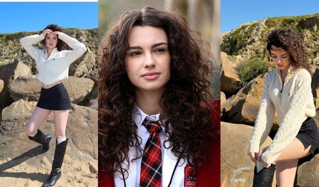 Kayalıklardaki pozları olay oldu: sosyal medya onu konuşuyor