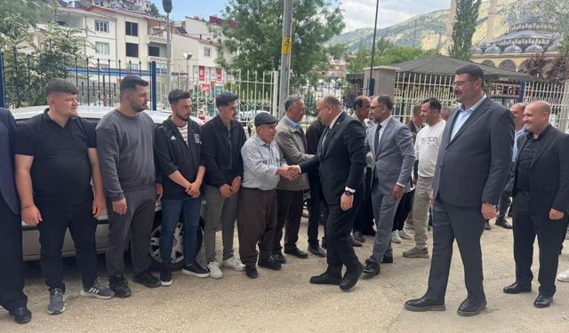 Milletvekili Şahin Çağlayancerit’te! Teşkilatla bayram buluşması
