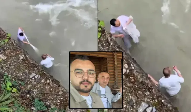 Sele kapılan amca ve yeğenin son görüntüleri ortaya çıktı