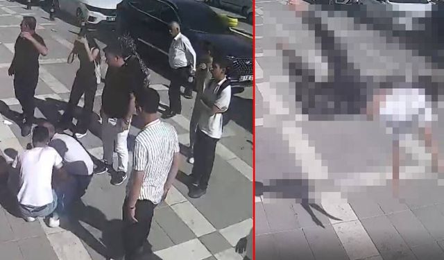 12 yaşındaki çocuk, 2'nci kattan düştü; o anlar kamerada