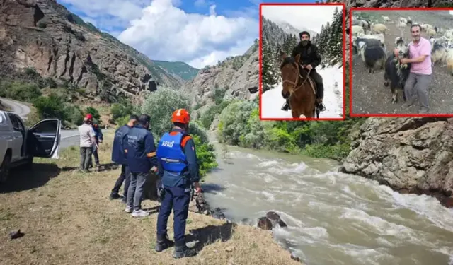 Dereye düşen kamyonette kaybolan baba-oğlu arama çalışmalarında 2. gün