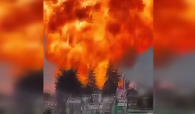 LPG tankeri  patladı! 2 bin kişi tahliye edildi
