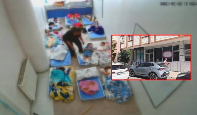 Anaokulunda çocukları çubukla dövdü; gözaltına alındı