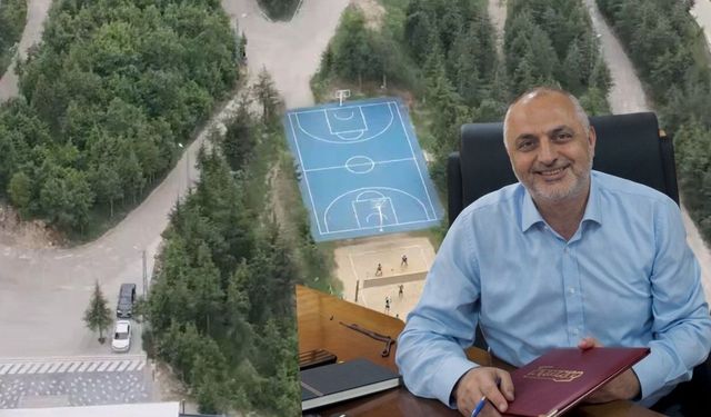 Andırın’a yeni basketbol sahası yapılıyor imzalar atıldı