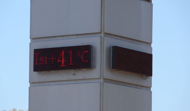 Antalya'da termometreler 41 dereceyi gördü