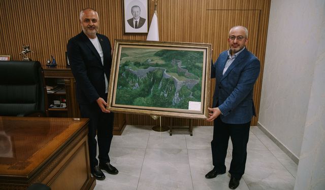 Başkan Gökşen BOTAŞ yöneticilerini ağırladı