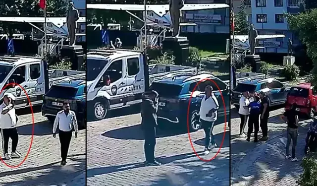 Belediye Başkanının aracının yanında kesici aletle beklerken yakalandı