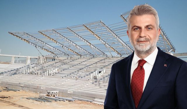 Kahramanmaraş stadyumunda sona doğru: Tribünler yükseliyor