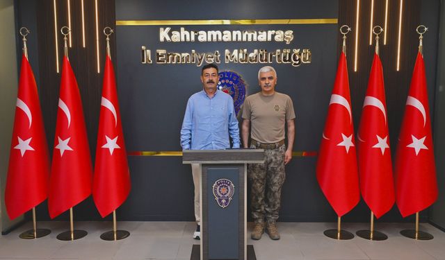 Kahramanmaraş Emniyeti'nde üst düzey ziyaret