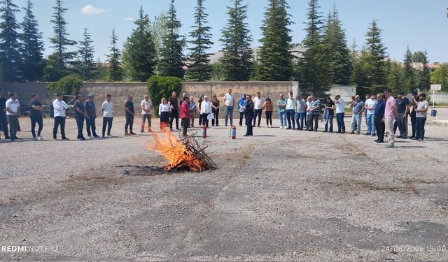 Kahramanmaraş İstiklal Üniversitesi'nde acil durum dersi