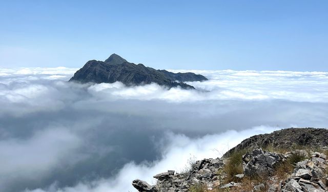 Kahramanmaraş Kaya Düldül Dağı Sis Deniziyle Büyüledi