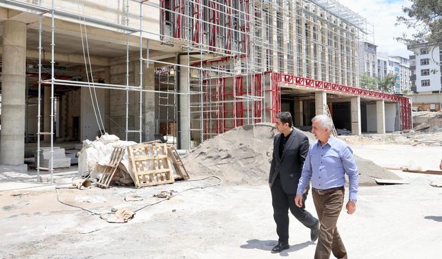 Kahramanmaraş Valiliği yeni hizmet binası inşaatında son durum