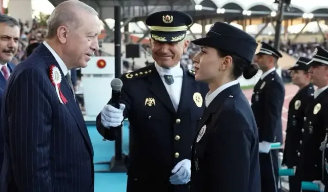 Kahramanmaraşlı Ceren Dere Polis Akademisi’ni Birincilikle Bitirdi