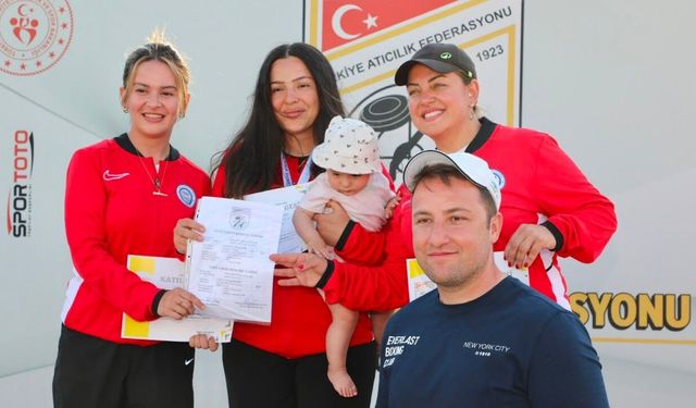 Kahramanmaraş'ta atıcılıkta büyük başarı; yeni Türkiye Rekoru