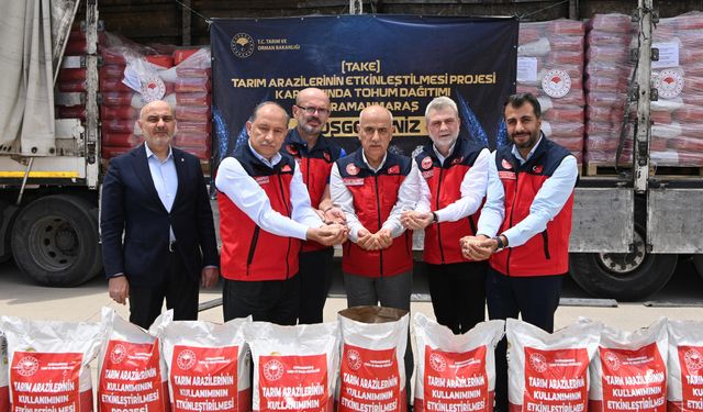 Kahramanmaraş’ta Çiftçiye 47 Ton Soya Tohumu Dağıtıldı