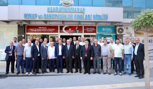 KMTSO’dan KMESOB Başkanı Kuybu’ya hayırlı olsun ziyareti