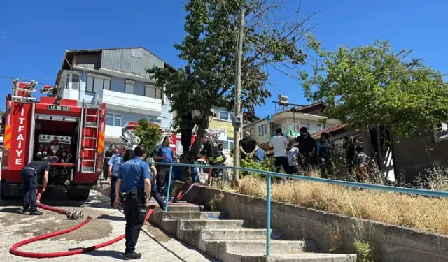 Madde bağımlısı olduğu iddia edilen kişi yaşadığı evi ateşe verip kaçtı
