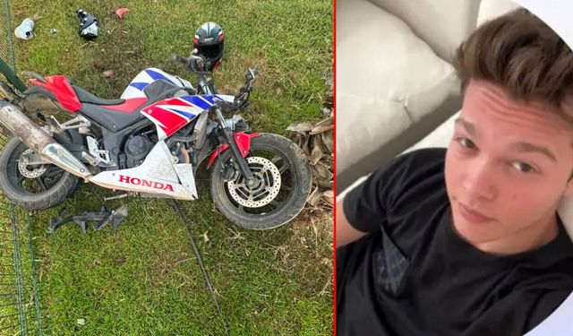 Refüje çarpan motosikletin sürücüsü hayatını kaybetti