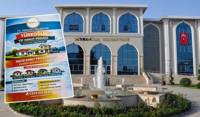 Türkoğlu Belediyesi’nden konut hamlesi: Uygun maliyetli ev imkanı