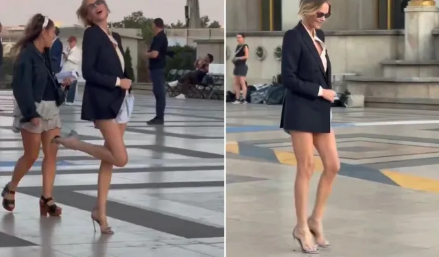 50 Yaşındaki Charlize Theron'dan Cesur Stil! Paris'te Tüm Bakışları Üzerine Çekti