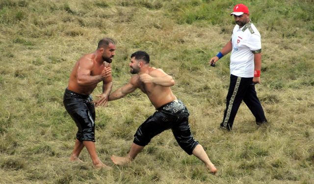665. Kırkpınar'ın başpehlivanı Erkan Taş oldu