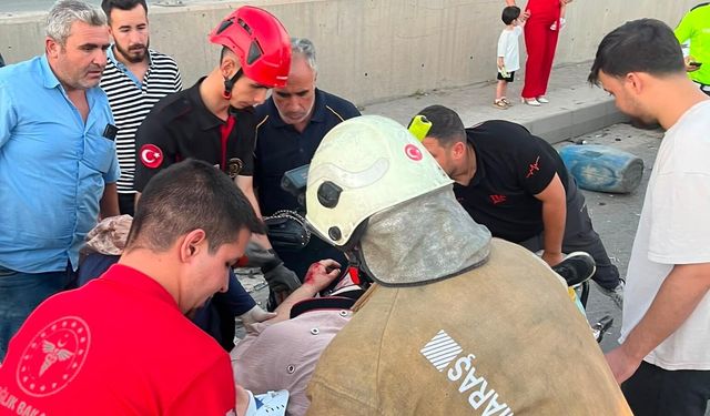 Kahramanmaraş Dulkadiroğlu'nda zincirleme trafik kazası: 4 yaralı