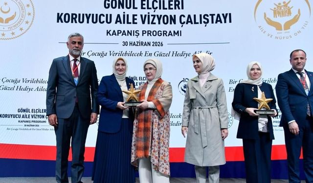 Emine Erdoğan'dan Kahramanmaraş’a “Kalabalık Aile Özel Ödülü”