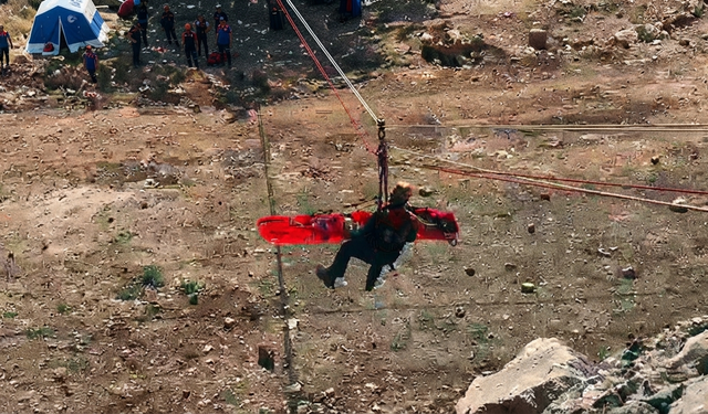 AFAD Kahramanmaraş'ta Dağda Arama Kurtarma Kampını tamamladı