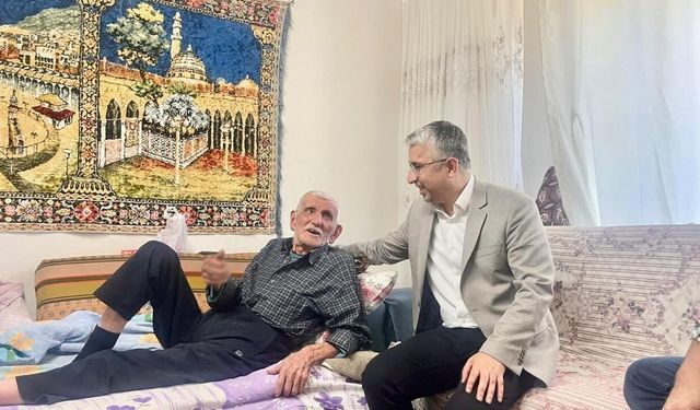 Başkan Gürbüz'den 90 yaşındaki Kore gaziye vefa ziyareti