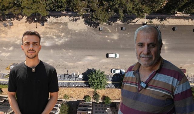 Girne Caddesi'nde asfalt sonrası yürüyüş yolu
