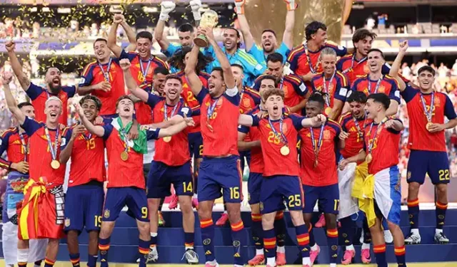 İspanya 2026 FIFA Dünya Kupası şampiyonu oldu! Kupa töreninde tarihi anlar
