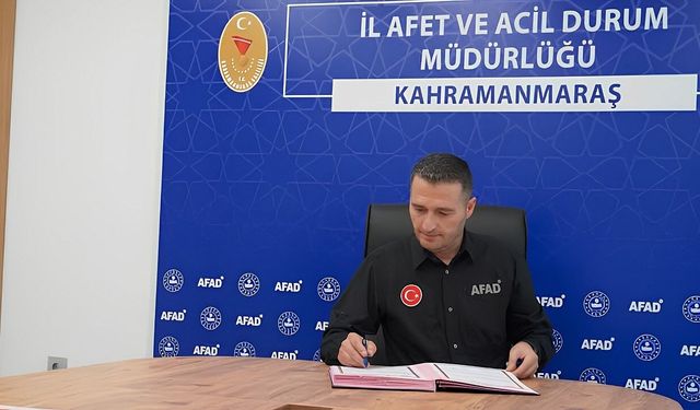 Kahramanmaraş AFAD'ın yeni müdürü belli oldu!