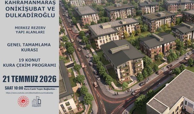 Kahramanmaraş'ta 19 Deprem Konutu İçin Noter Huzurunda Kura Çekilecek
