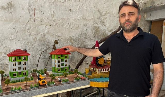 Kahramanmaraş’ta deprem maketi! Bakan Kurum’a hediye edecek