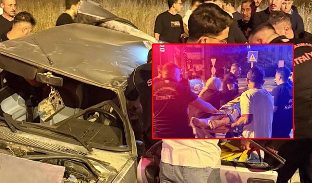 Kahramanmaraş'ta korkutan kaza: Takla atan otomobilde 2 kişi yaralandı