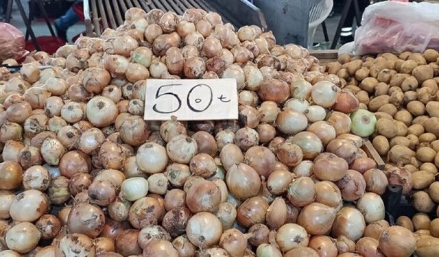 Kahramanmaraş'ta Soğanın Kilosu 50 TL Oldu! Vatandaş İsyan Ediyor
