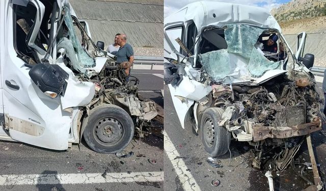 Kahramanmaraş'ta yürekleri ağza getiren kaza! 1 kişi araçta sıkıştı
