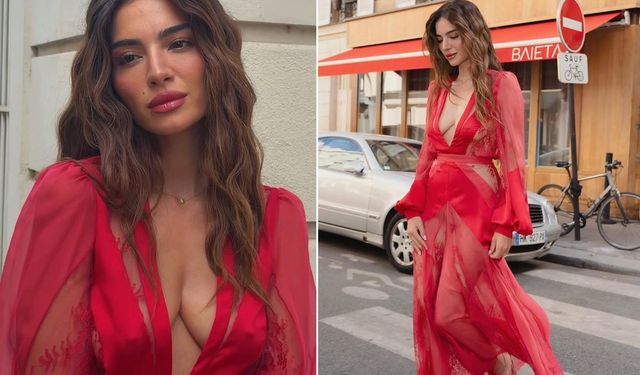 Melisa Aslı Pamuk'tan Paris Moda Haftası'na Damga Vuran Cesur Kombin