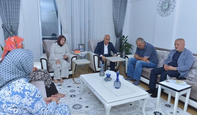 Milletvekili Vahit Kirişci’den şehit öğrencinin ailesine anlamlı ziyaret