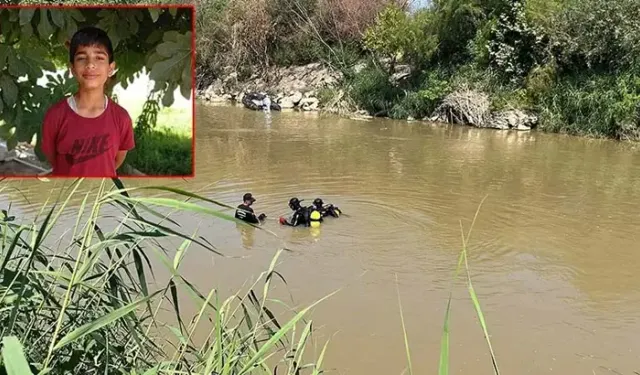 Nehirde kaybolan Şahin'i arama çalışmaları 4'üncü gününde