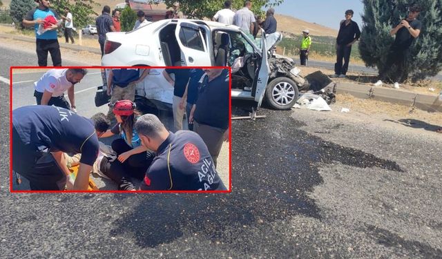 Otomobil yolcu minibüsüne arkadan çarptı: 12 yaralı