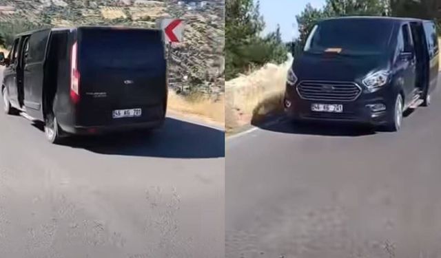 Kahramanmaraş'ta akılları karıştıran yol! Araçlar kendi kendine yokuş çıkıyor